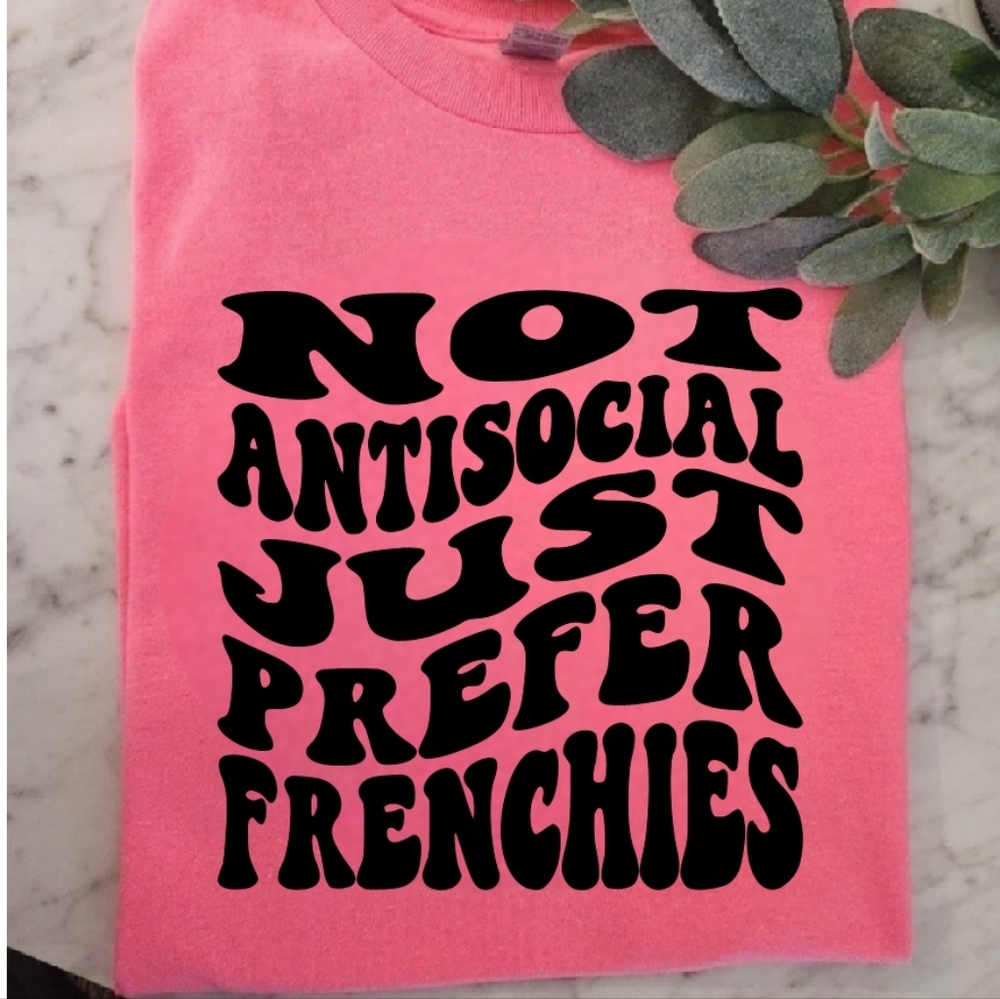 Frenchie mom shirt cute dog mama popular trending retro pink